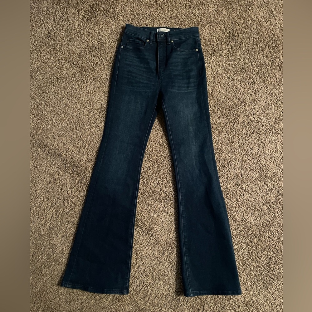 LOFT Dark Blue Flare Jeans